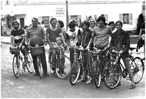 Original 11 DALMAC riders, 1971